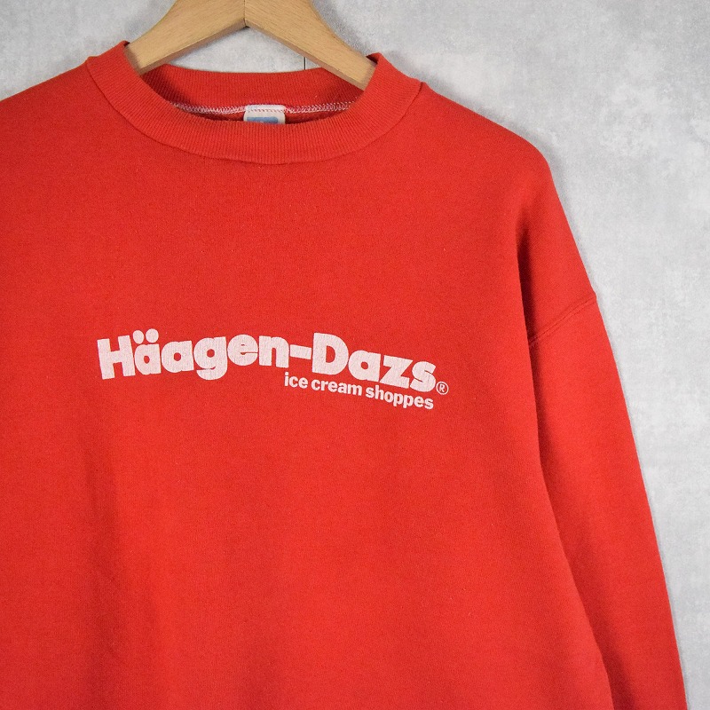 90's Haagen-Dazs USA製 ロゴプリントスウェット XL