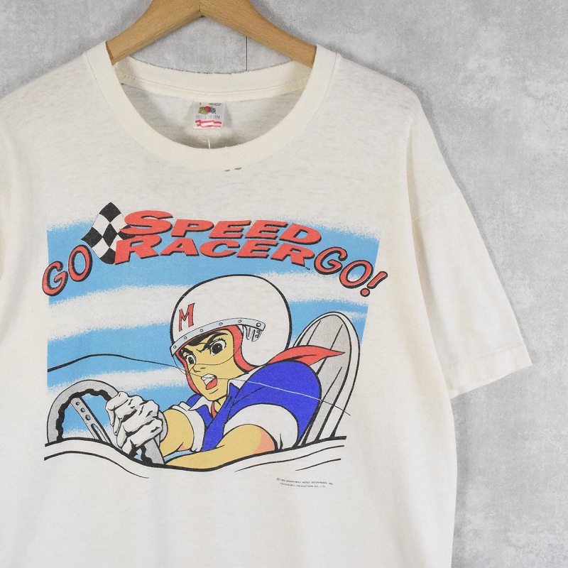 90's SPEED RACER USA製 アニメプリントTシャツ L
