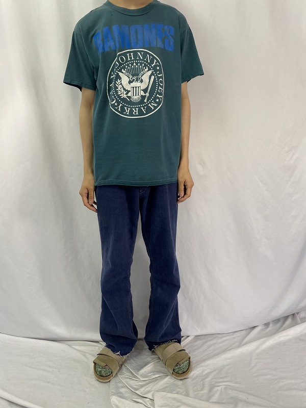 90's RAMONES USA製 ロックバンドTシャツ L