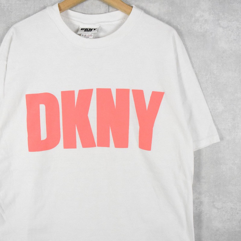 90's DKNY JEANS USA製 ロゴプリントTシャツ