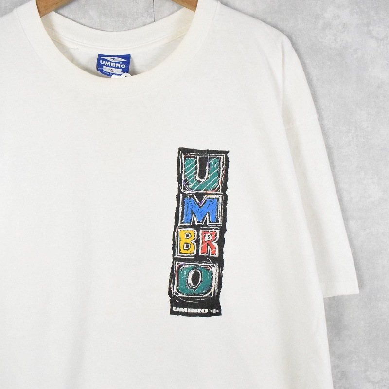 90年代 90s アメリカ製 白 ホワイト アンブロ スポーツ ビンテージ古着屋Feeet 通販 名古屋 大須 メンズ