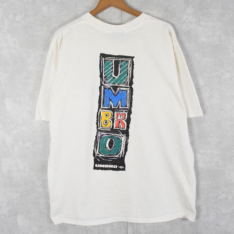 90's UMBRO USA製 ロゴプリントTシャツ XL