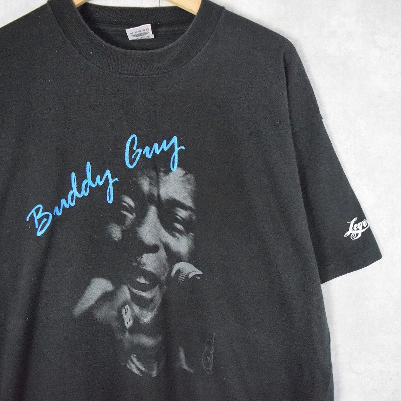 90's Buddy Guy USA製 ギタリストプリントTシャツ XXL
