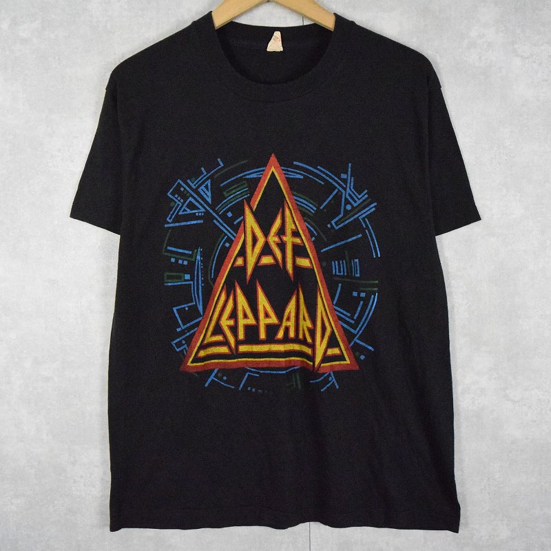 80's DEF LEPPARD ロックバンドTシャツ XL