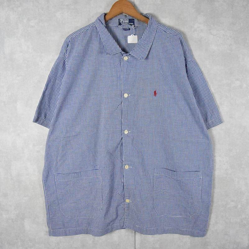 RalphLauren ラルフローレン シャツ 半袖 チェック柄 XL（RALPH