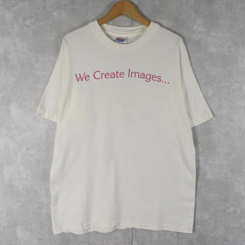 100％品質 白 ホワイト Tシャツ 半袖 プリント 企業ロゴ ヴィンテージ