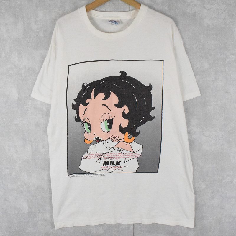 betty boop Tシャツ got milk? ベティちゃん ビンテージ70s