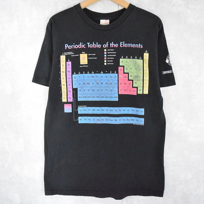 90s 90年代 化学 元素記号 黒 | ビンテージ古着屋Feeet 通販