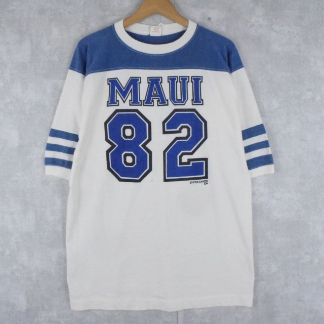 希少！vintage 80s Maui style Hawaii 総柄 Tシャツ