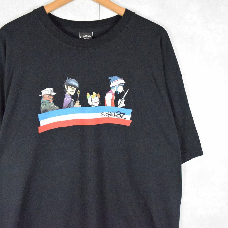 00's GORILLAZ ロックバンドTシャツ XL