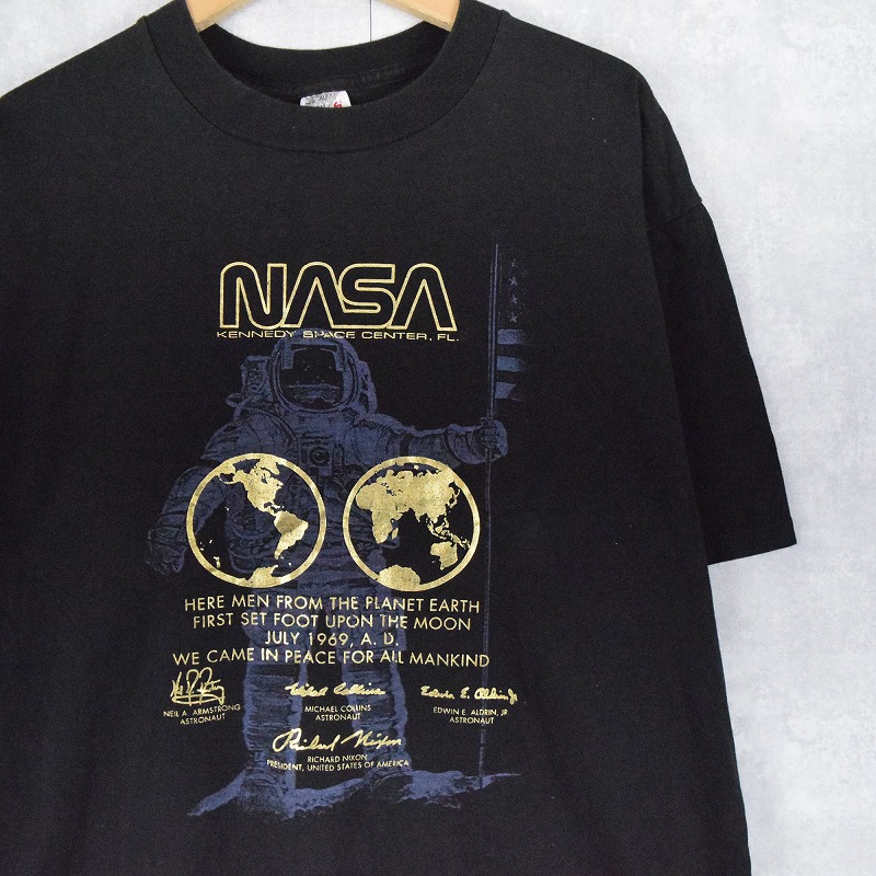 NASA 宇宙Tシャツ 90s USA製 fruit of the loom上田の安子_ヴィンテージT