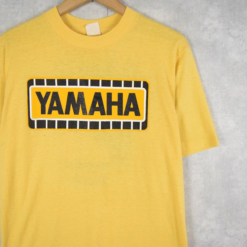 80's YAMAHA バイク プリントTシャツ