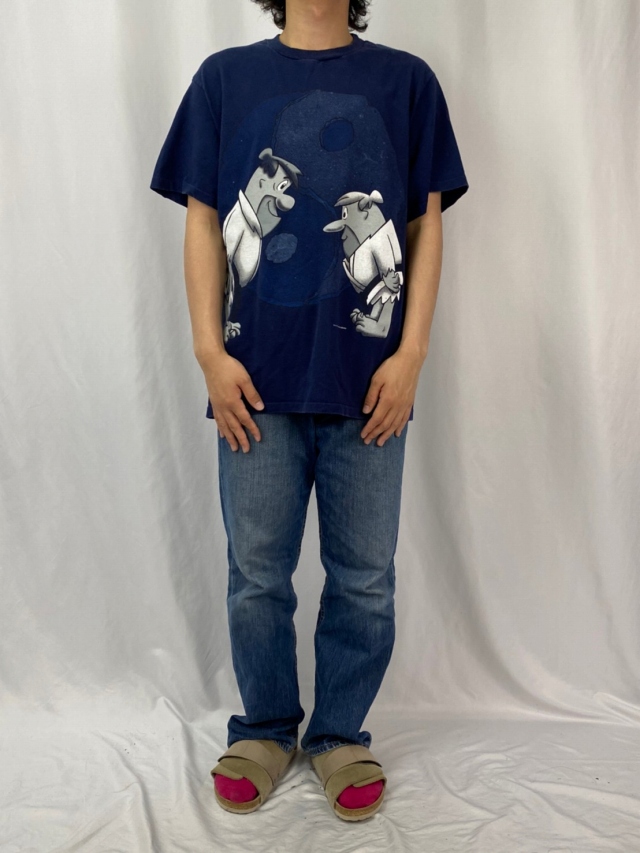 [レア]90s USA製 フリントストーン プリント Tシャツ
