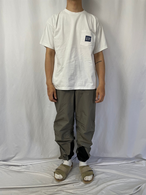 90s 90年代 ギャップ ポケット 半袖 白 ホワイト ビンテージ古着屋Feeet 通販 名古屋 大須 メンズ