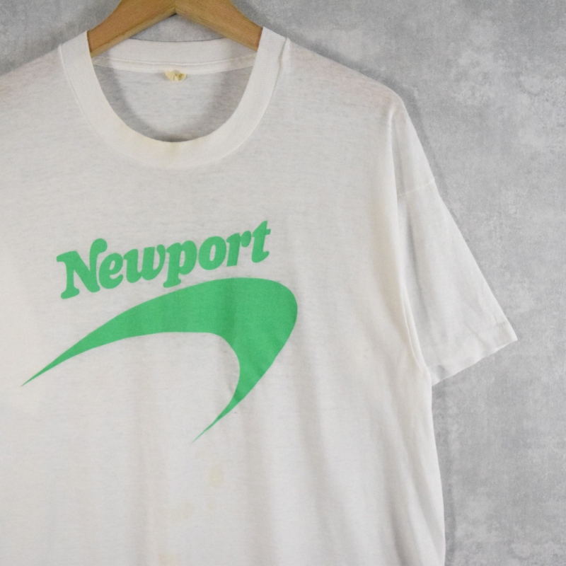 80's Newport ロゴプリントTシャツ XL