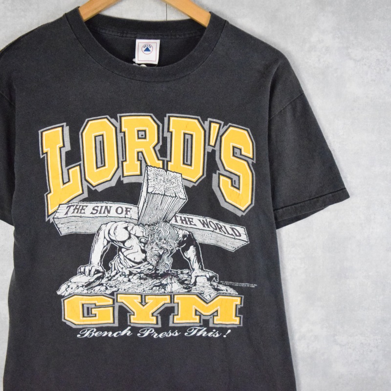 90s ヴィンテージ LORD'S GYM  Tシャツ XXL ジーザス