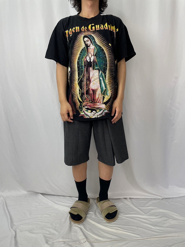 グアダルーペの聖母マリア Tシャツ　ローライダー