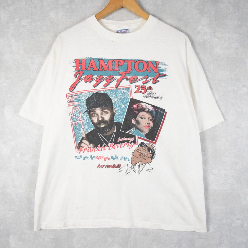 90's HAMPTON Jazz Fest 25th ジャズフェスティバルTシャツ XL