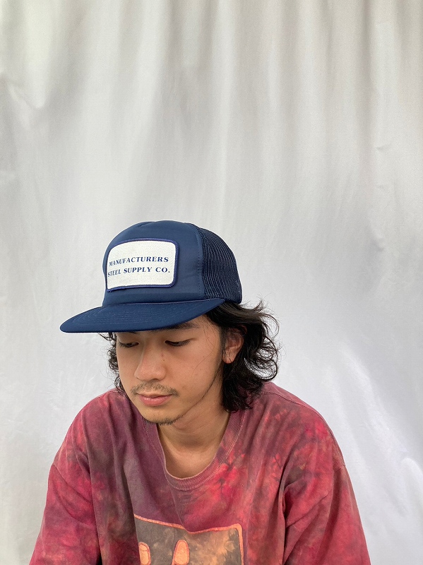 pois ポワ saten cap navy 廻っ ネイビー キャップ