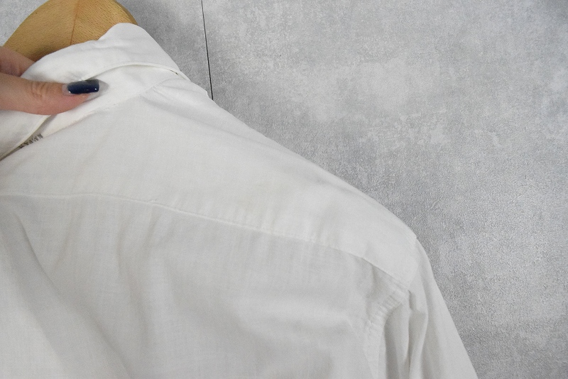 40s 40年代 白 ホワイト 長袖 ドレスシャツ | ビンテージ古着屋Feeet