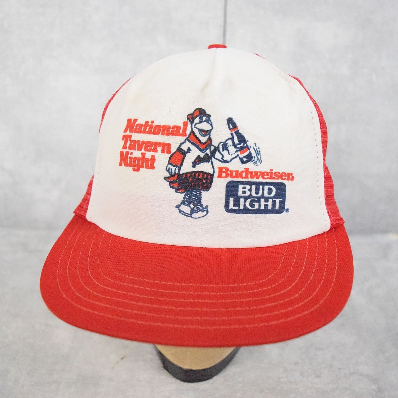 80s 90s 80年代 90年代 アメリカ製 赤 レッド 白 ホワイト 帽子