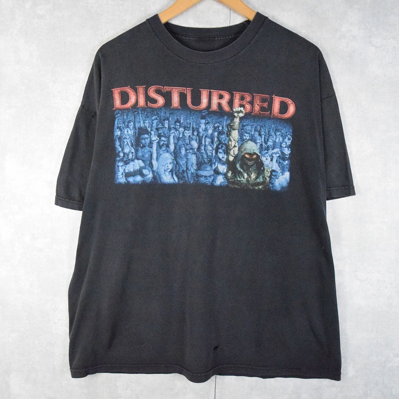 DISTURBED ヘヴィメタルバンドTシャツ