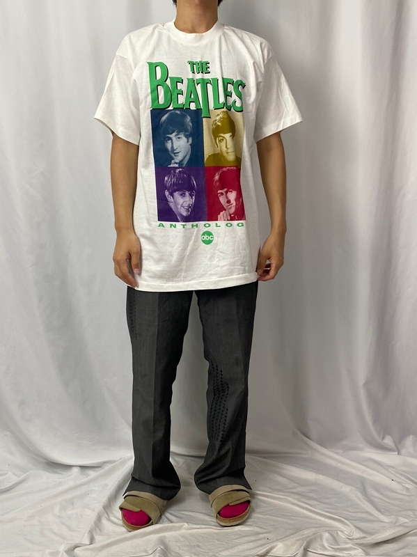 beatles ビートルズ 90s tシャツ ntv アンソロジー (L)