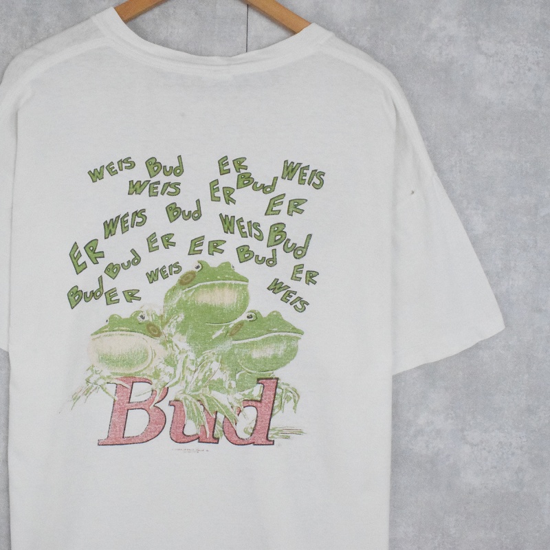 USA製 90s Budweiser Tシャツ カワウソ カエル - Tシャツ/カットソー 