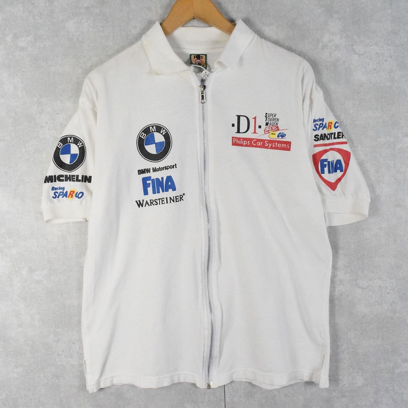 90's BMW FINA レーシングチーム ジップシャツ