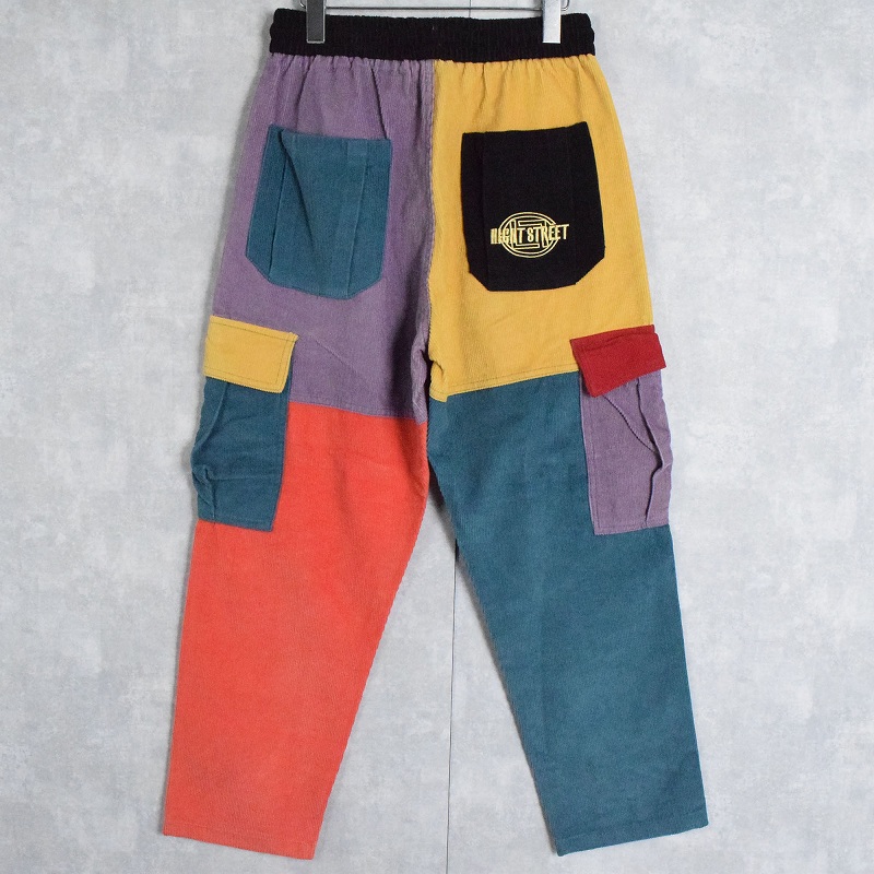 AELFRIC EDEN クレイジーパターン コーデュロイイージーカーゴパンツ M