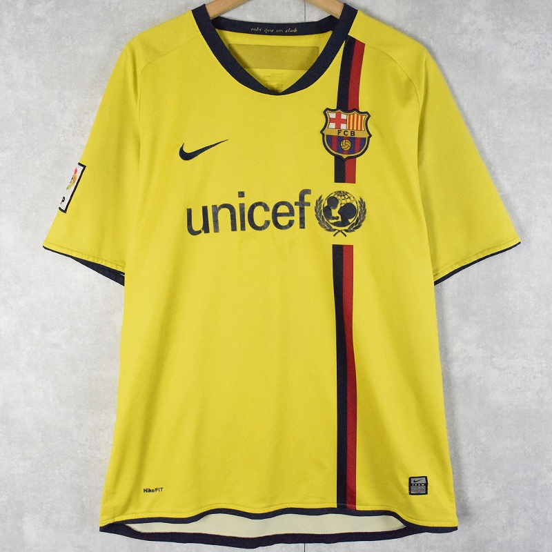 vintage nike バルセロナ　ゲームシャツ　サッカー　ユニフォーム