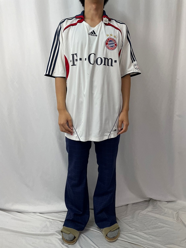 2006-20007 FC Bayern M?nchen サッカーユニフォームシャツ XL