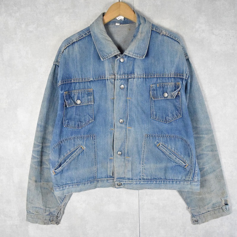 70's STOREBRAND 4ポケットデニムジャケット SIZE46