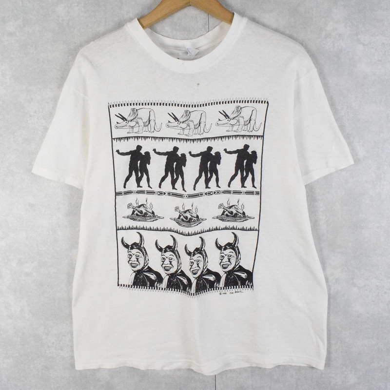 80's Ken Brown USA製 アートプリントTシャツ L