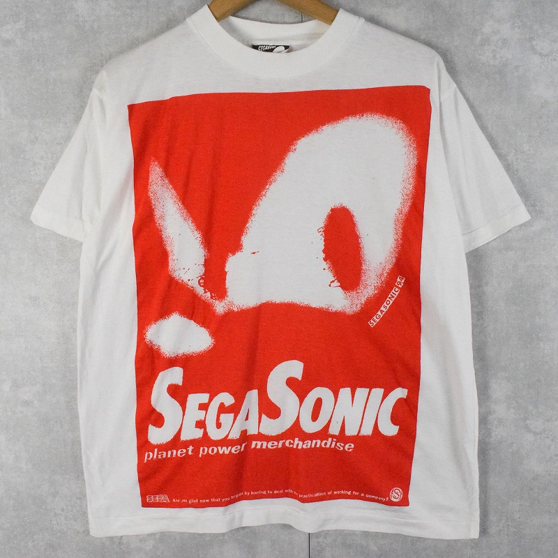 vintage 90's ソニック　Tシャツ SEGA キャラT