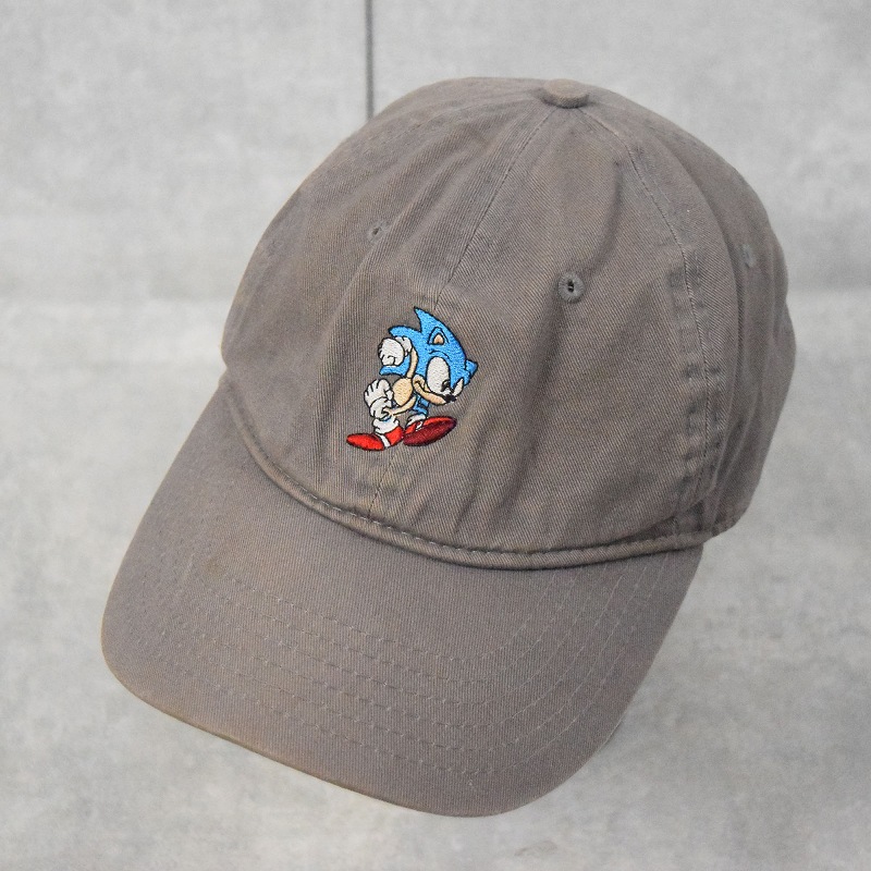 SONIC THE HEDGEHOG ゲームキャラクター刺繍キャップ