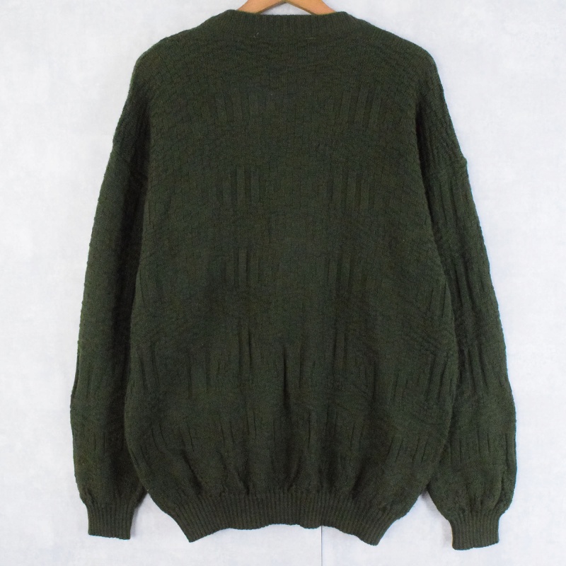 90s 90年代 ユーロ ヨーロッパ フランス セーター 緑 グリーン ...