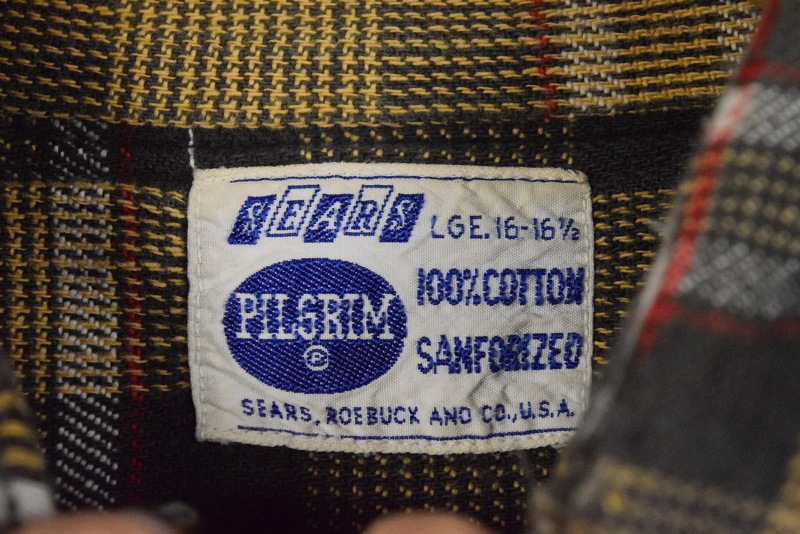 60年代 60s ピルグリム シアーズ Sears ストアブランド 長袖