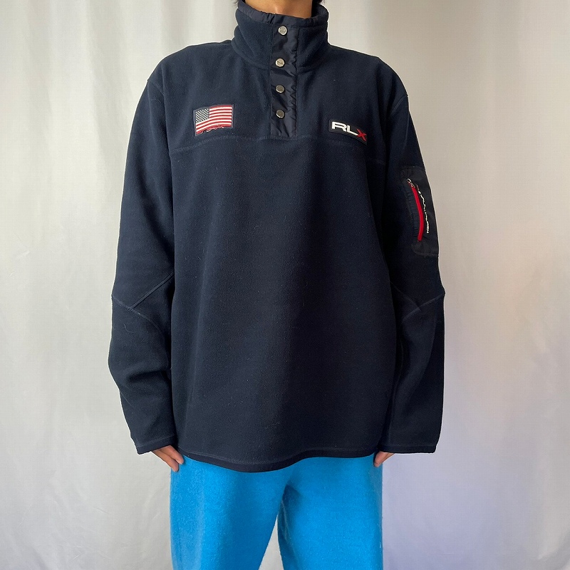 POLO SPORT 星条旗 USA アノラック ハーフジップジャケット POLO RALPH 