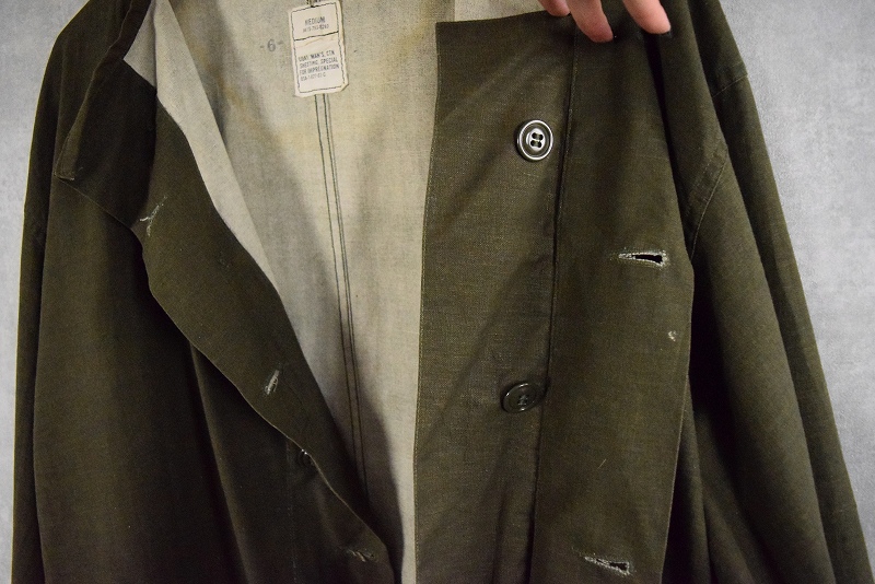 60s 60年代 アメリカ軍 ミリタリー カーキ コート ガス