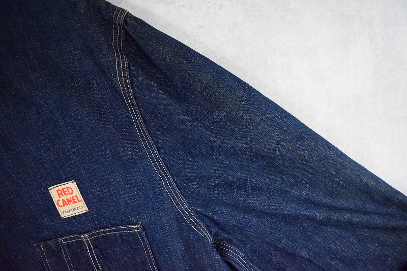 60年代 60s レッドキャメル ワーク デニムジャケット │ヴィテージ古着 60年代 60s レッドキャメル ワーク デニムジャケット │ヴィテージ古着