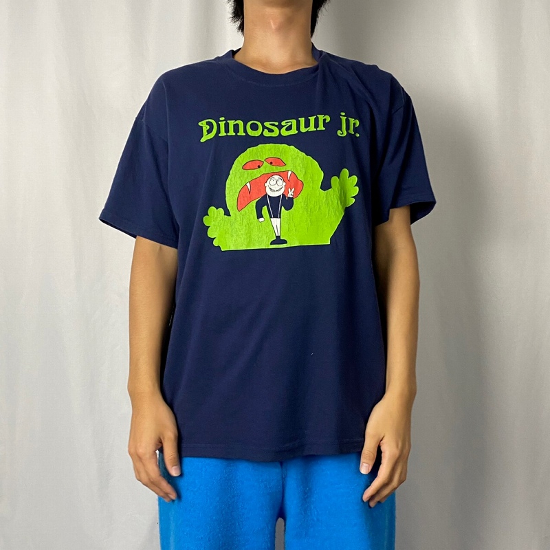 菅田将暉着用Dinosaur jr. monster Tシャツ ネイビー 古着 - Tシャツ ...