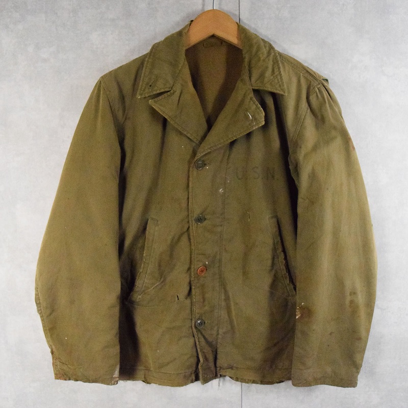 40's U.S.NAVY N-4 デッキジャケット