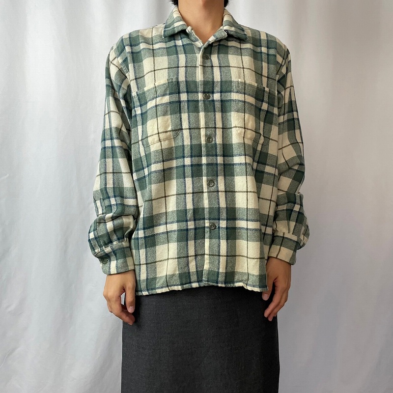 90年代 woolrich ウールリッチ オープンカラーシャツ