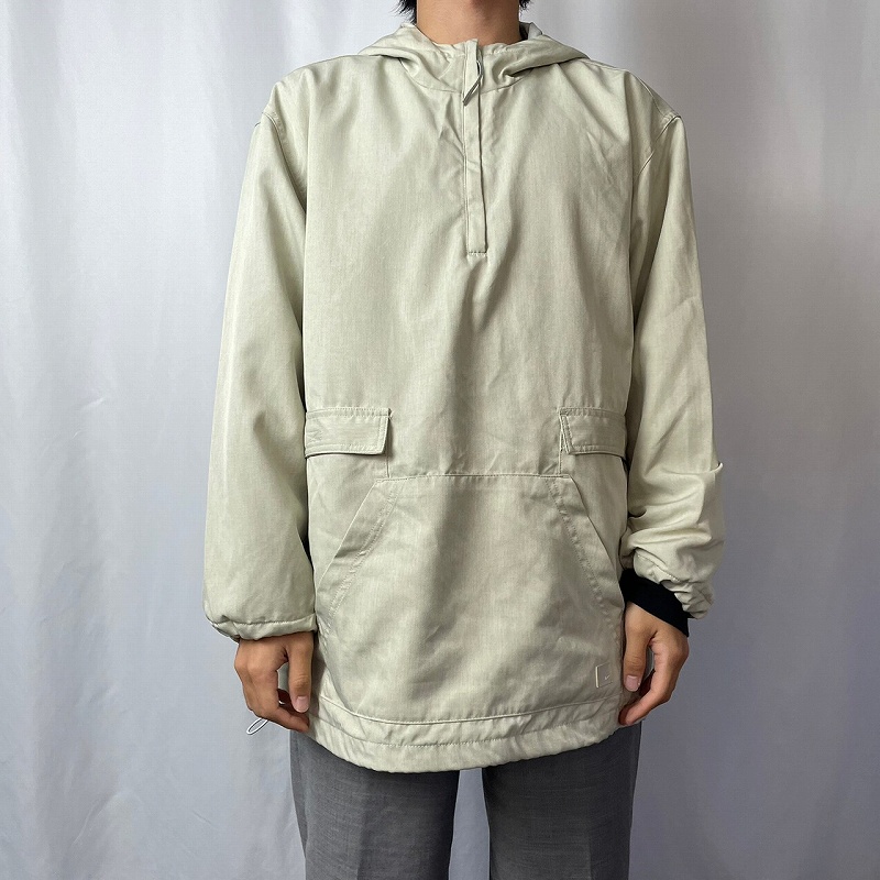 90s ナイキ NIKE アノラック ハーフジップパーカー センターロゴ