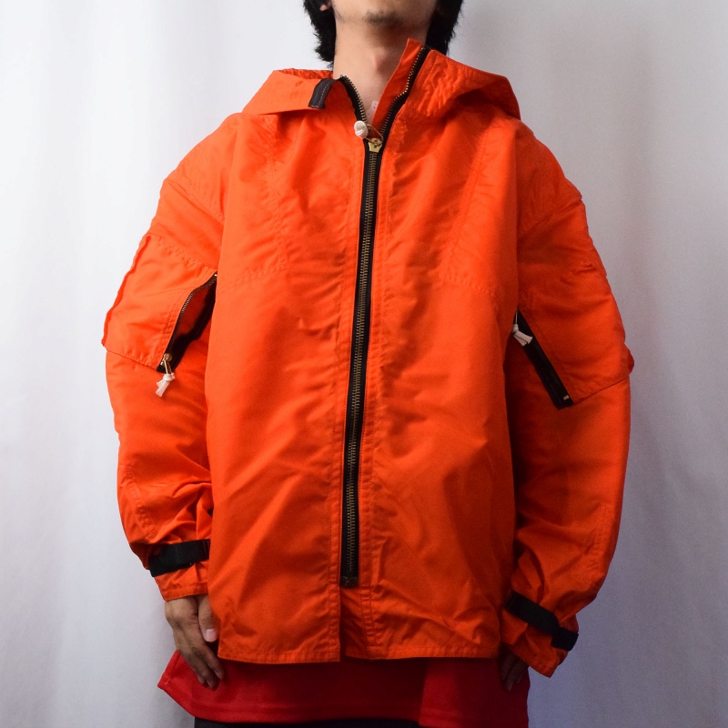 90年代 90s カナダ軍 ミリタリー オレンジ ジャケット パラ