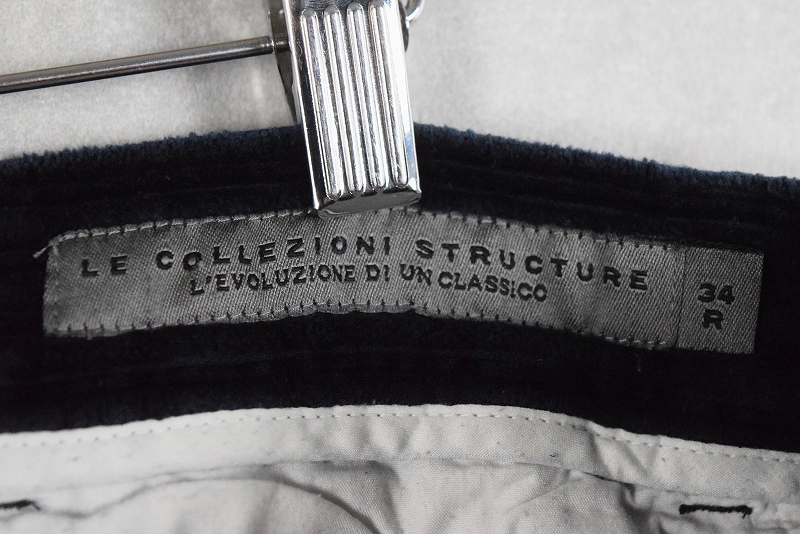 90s～ LE COLLEZIONI STRUCTURE 太畝 コーデュロイ ワイドパンツ ネイビー ヴィンテージ コーズパンツ ビンテージ 古着  メンズ W35インチ相当 | 古着屋 grin days memory 【公式】古着通販 オンラインストア