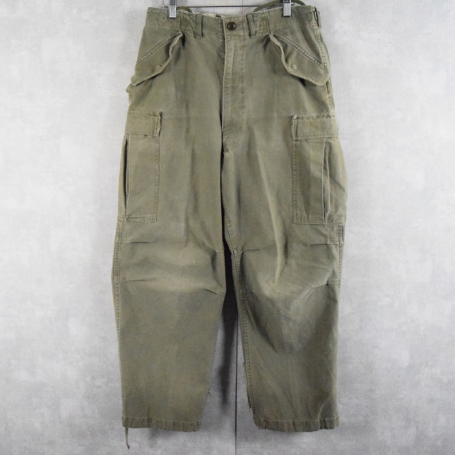 50年代 50s アメリカ軍 米軍 ミリタリー カーキ カーゴパンツ │ヴィテージ古着屋Feeet 通販 名古屋 大須 メンズ