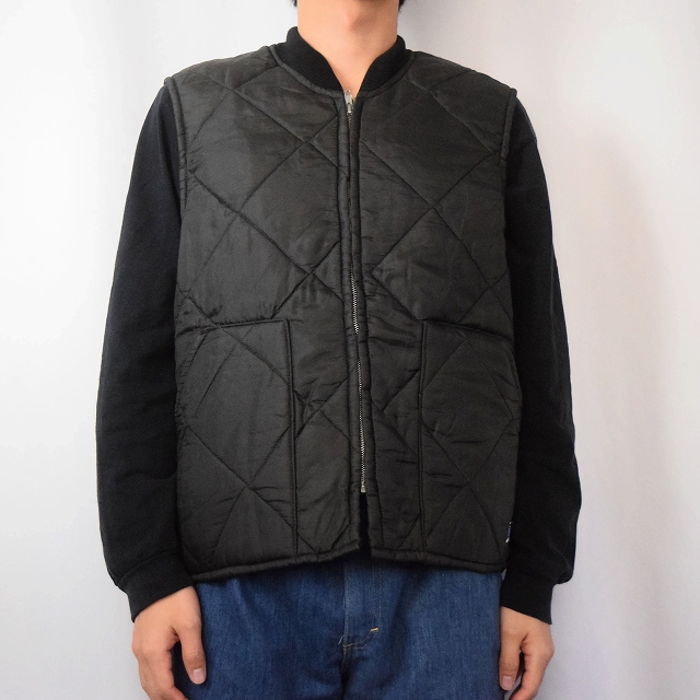 90's BIG SMITH 中綿入り キルティングベスト BLACK