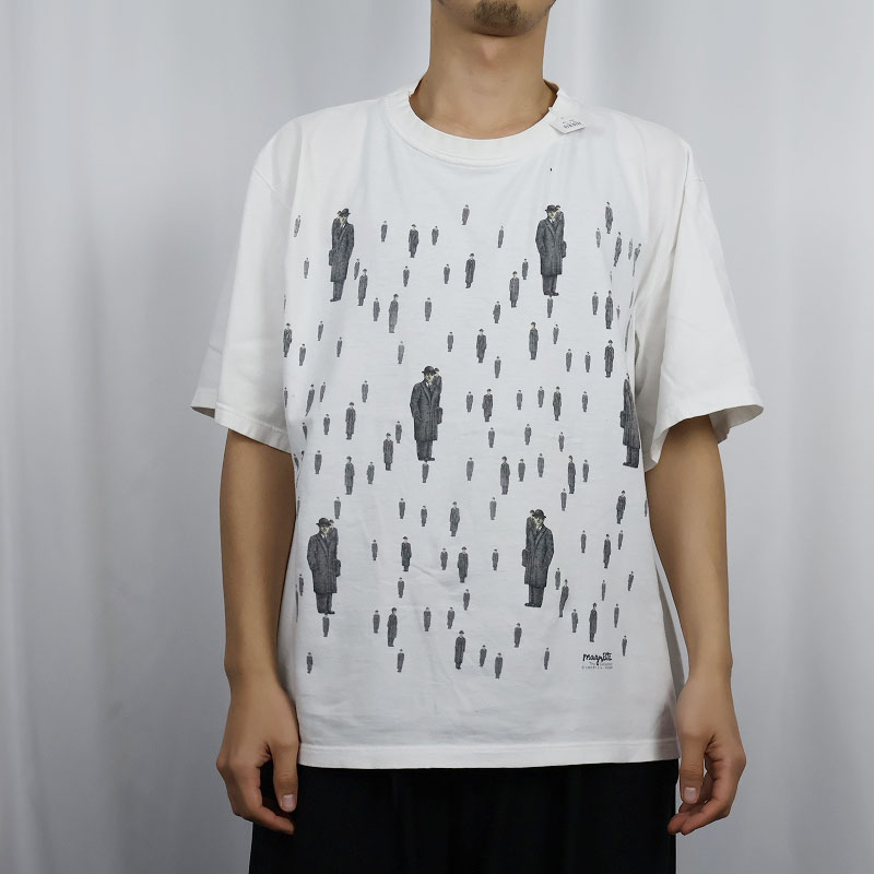 驚きの値段での商品をすべて 90s ルネ・マグリット ヴィンテージ アートTシャツ Tシャツ トップス